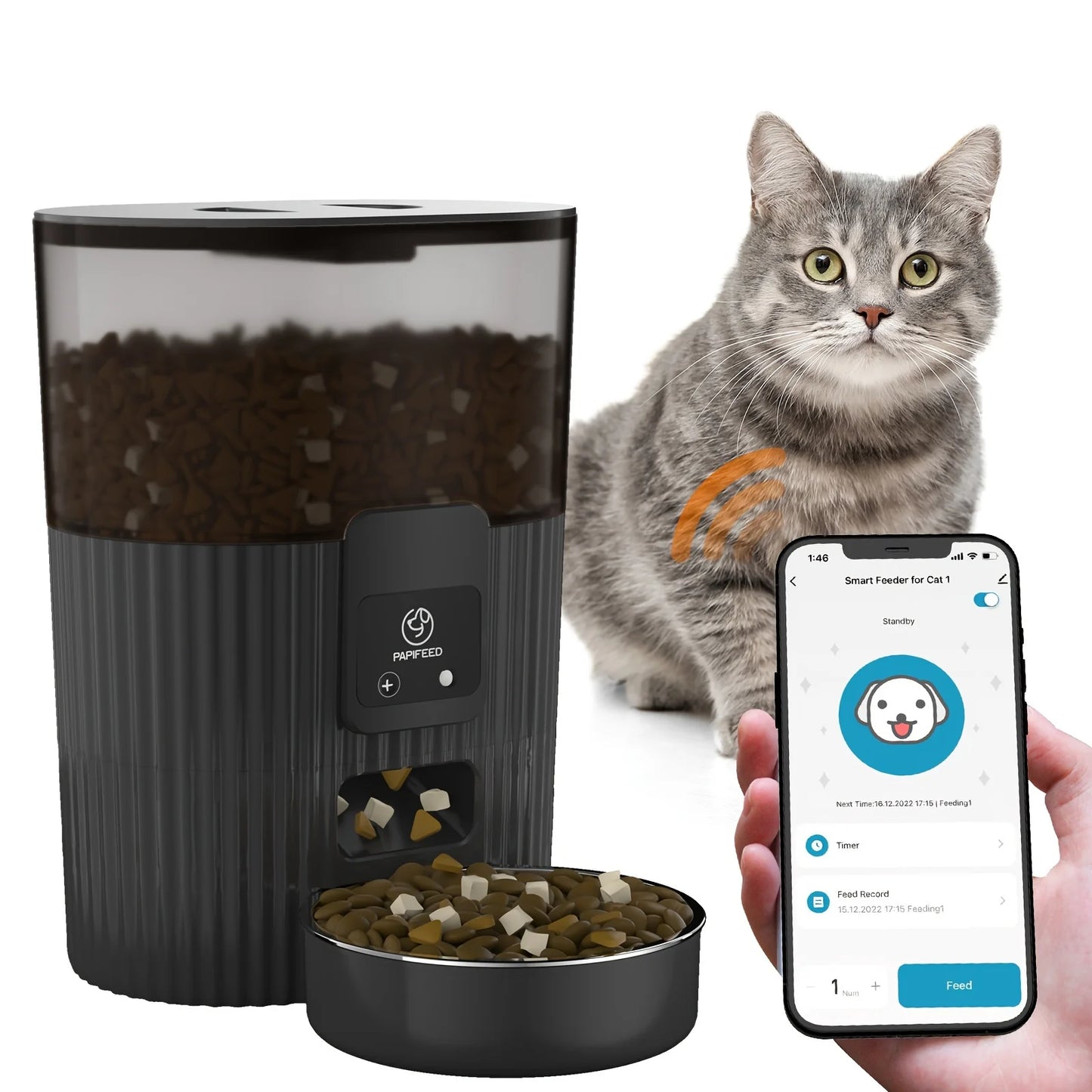 Automatic Pet food dispenser - We Have the Goodies