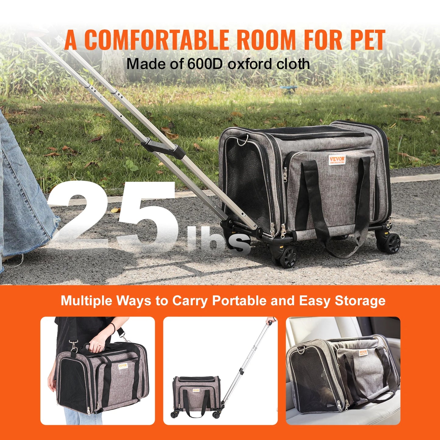 VEVOR Pet Cat Carrier - We Have the Goodies