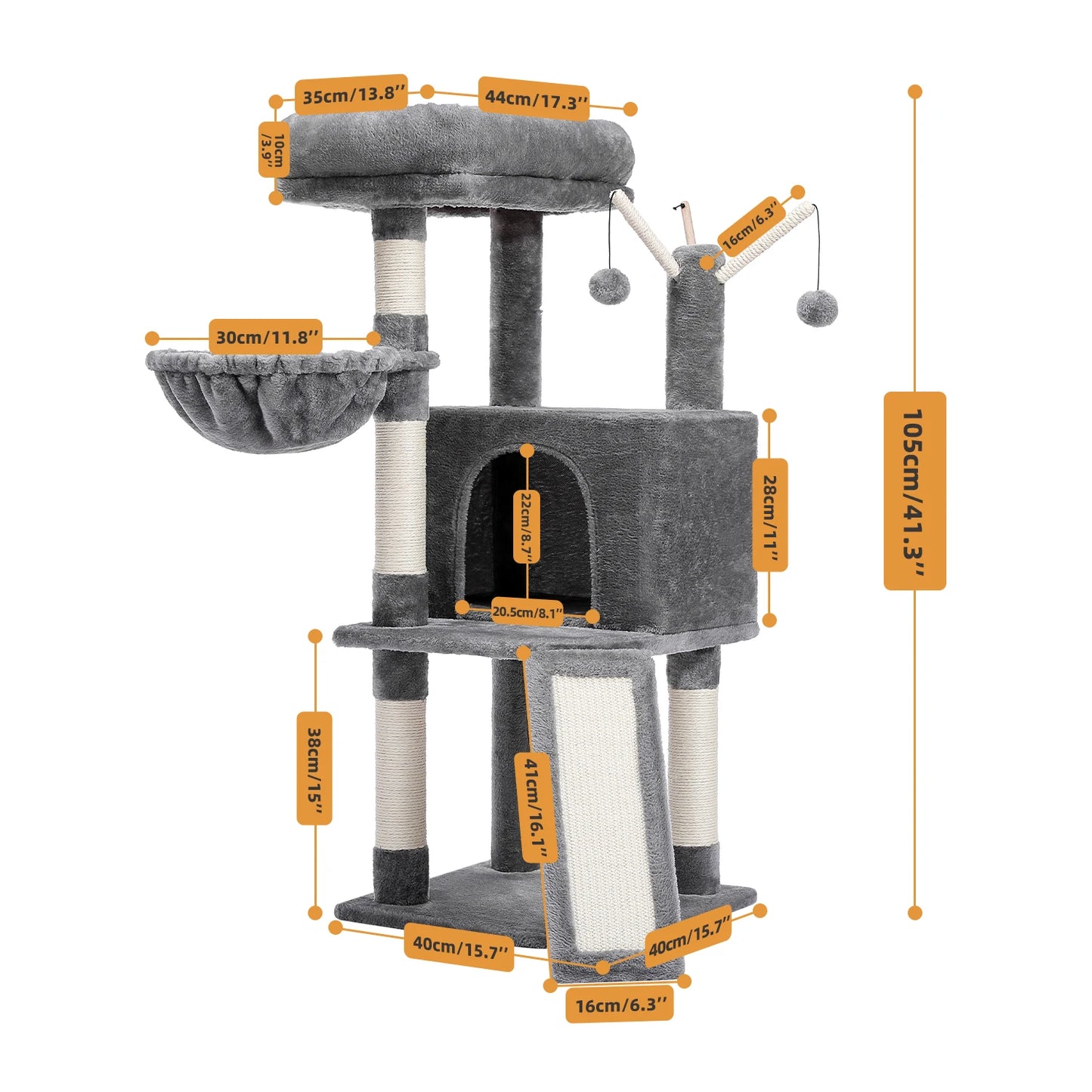 Cactus Cat Tree Multi-Level