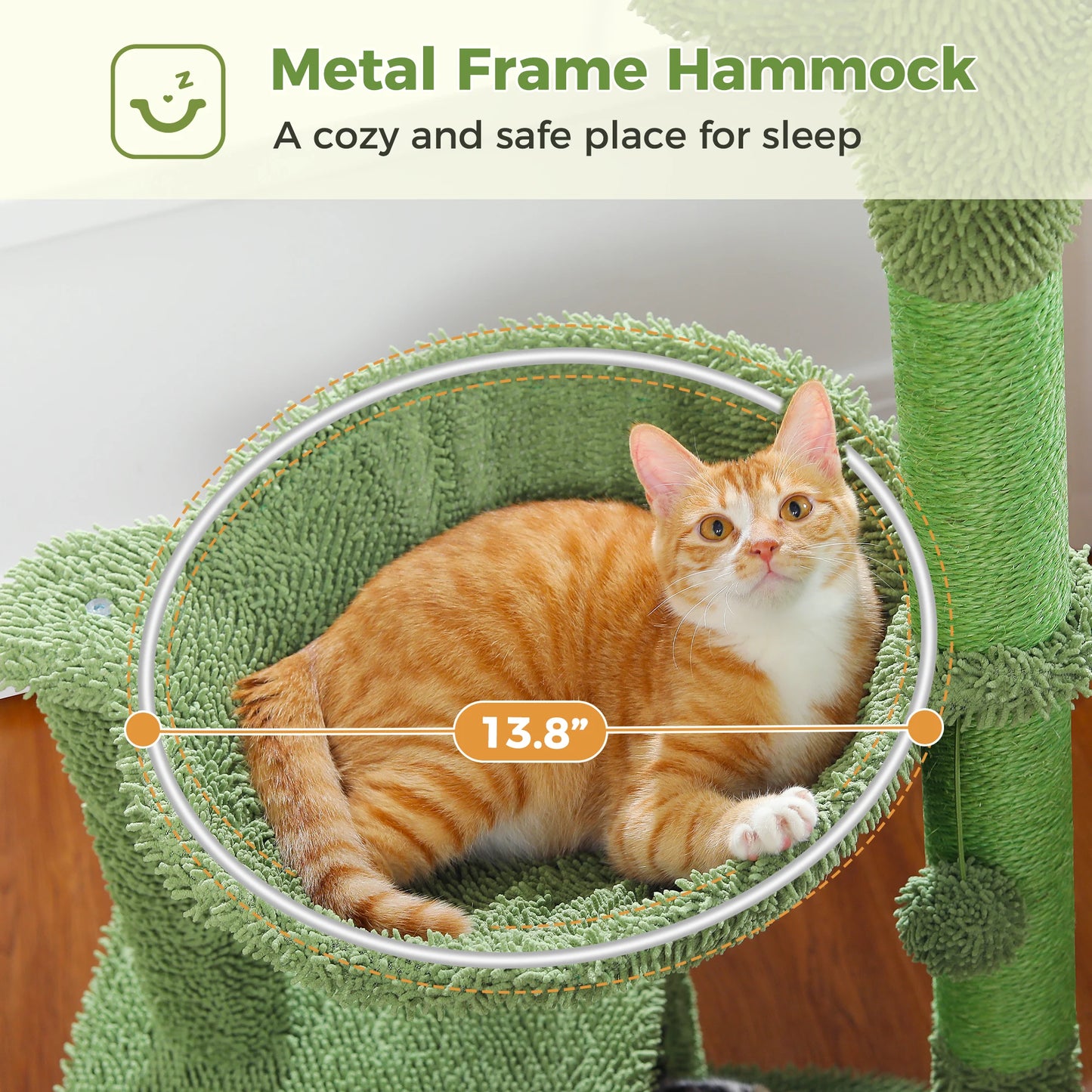 Cactus Cat Tree with Cat Scratching Post