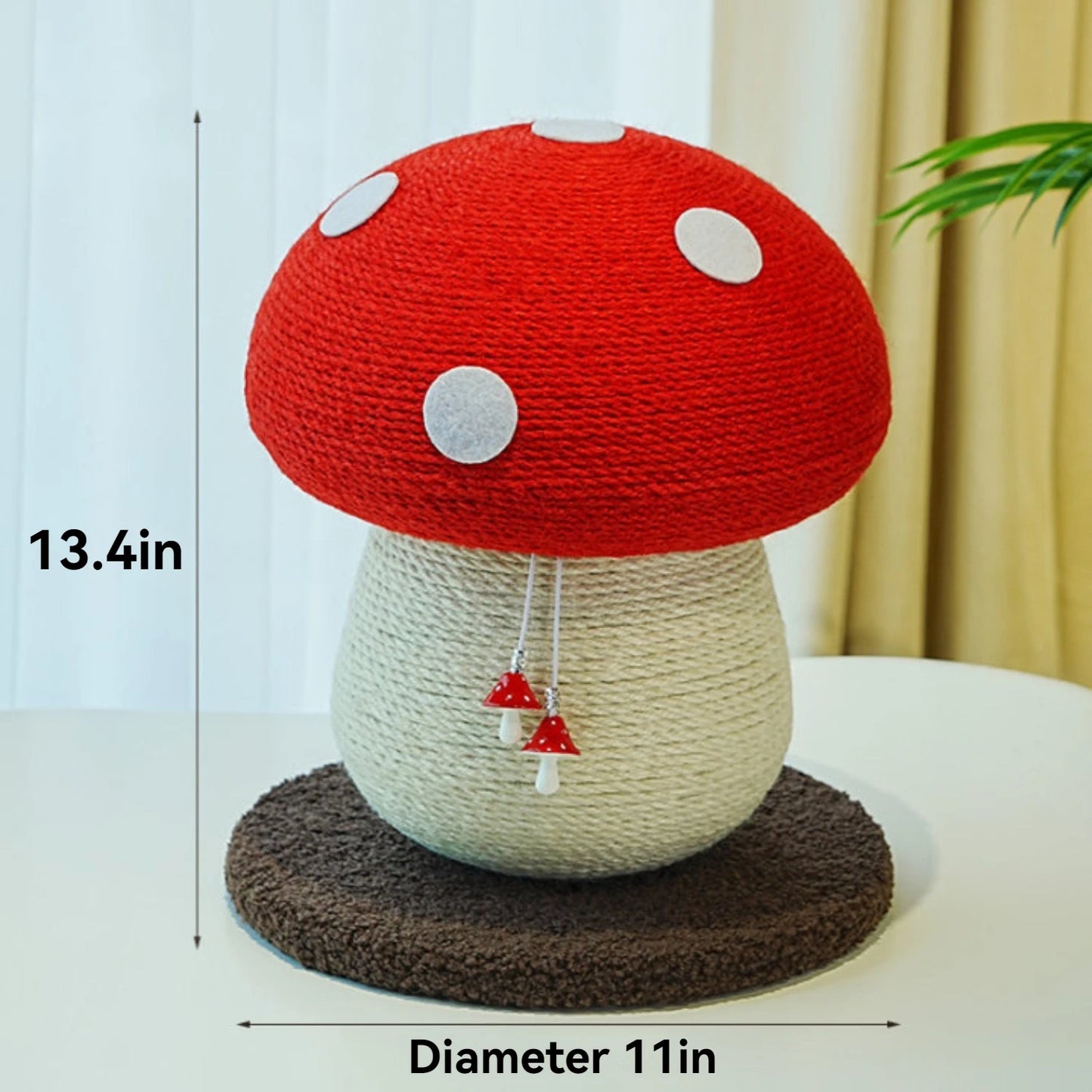 Red Mushroom Scratching Post