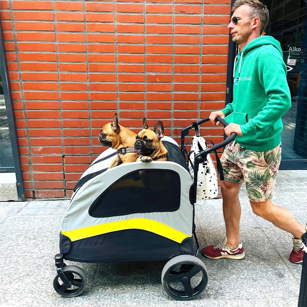Dog Stroller 4 Wheels Foldable - We Have the Goodies
