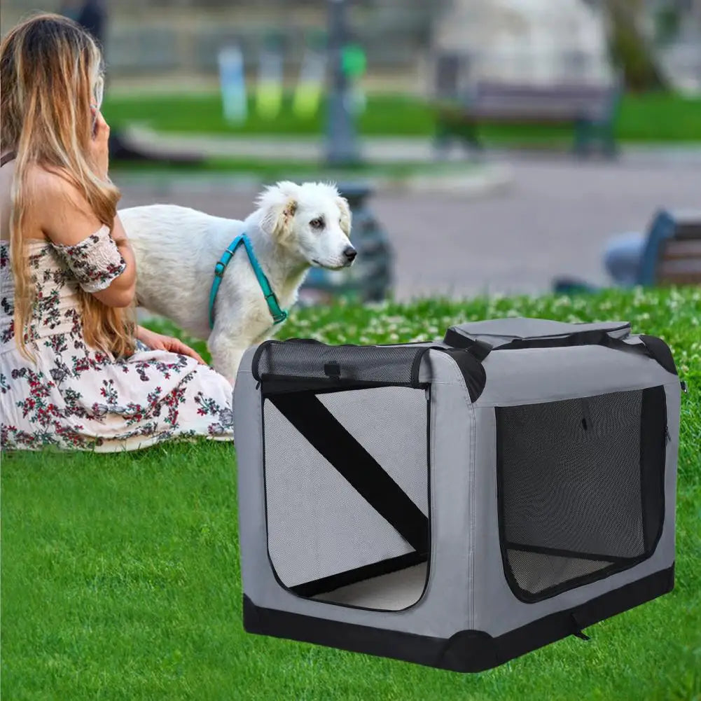 Folding Pet Crate - We Have the Goodies