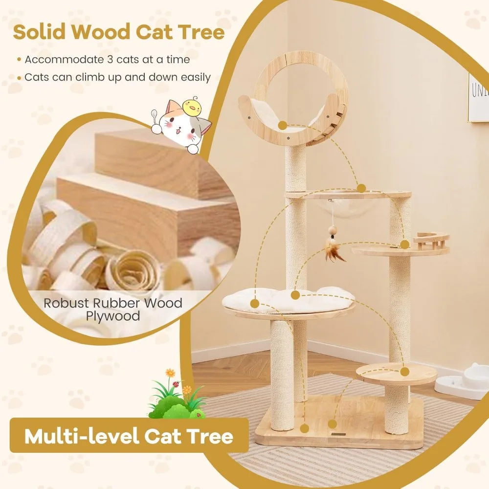 Cat Tower with Scratching Posts - We Have the Goodies