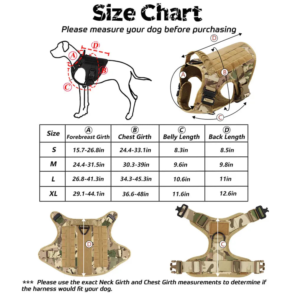 Dog Harness Collar Leash Set - We Have the Goodies