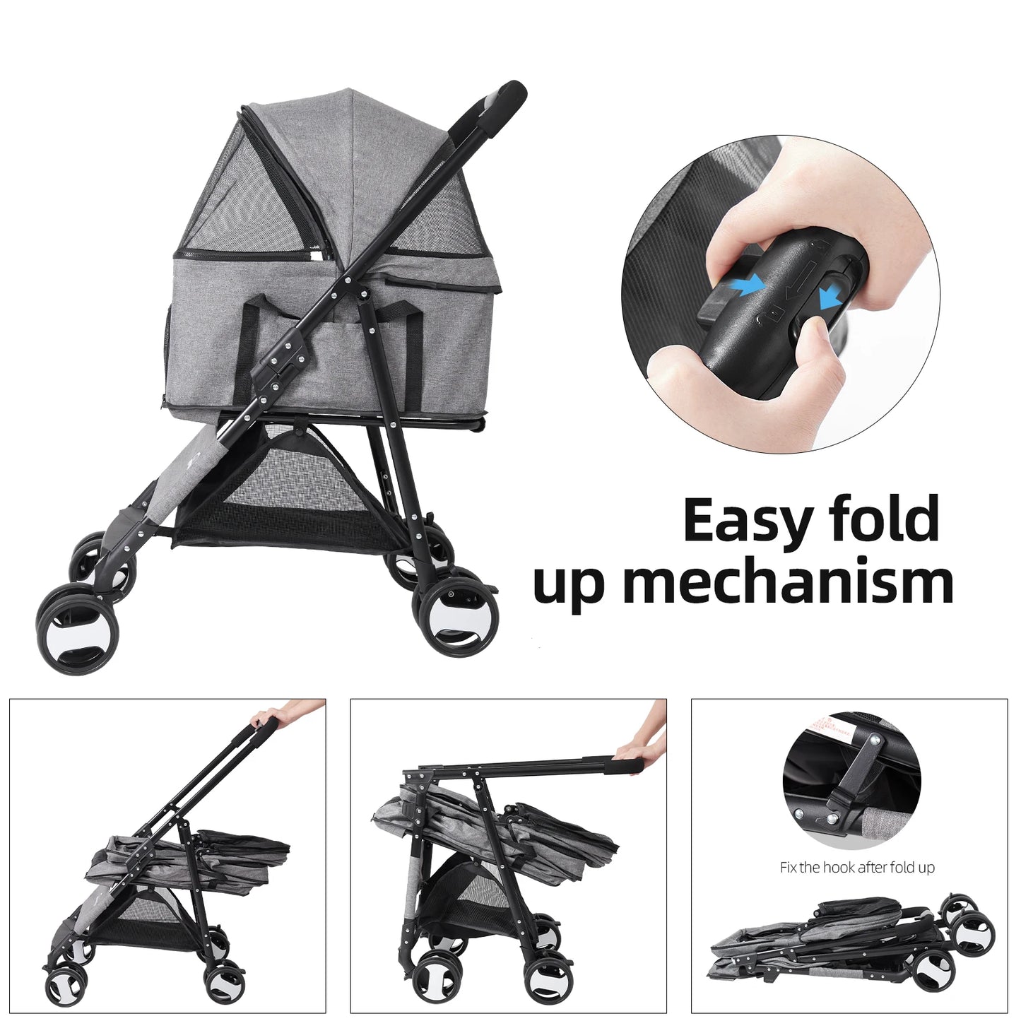 Foldable Pet Stroller - We Have the Goodies