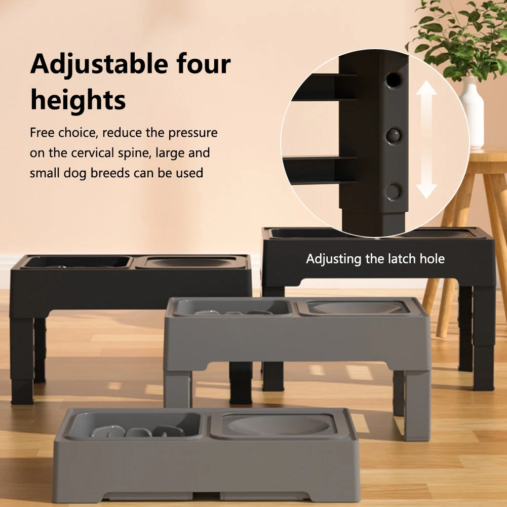 Elevated Dog Food Slow Feeder