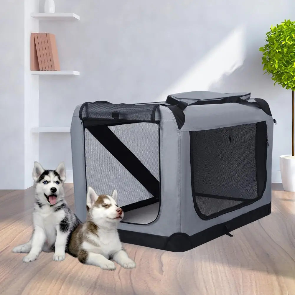 Folding Pet Crate - We Have the Goodies