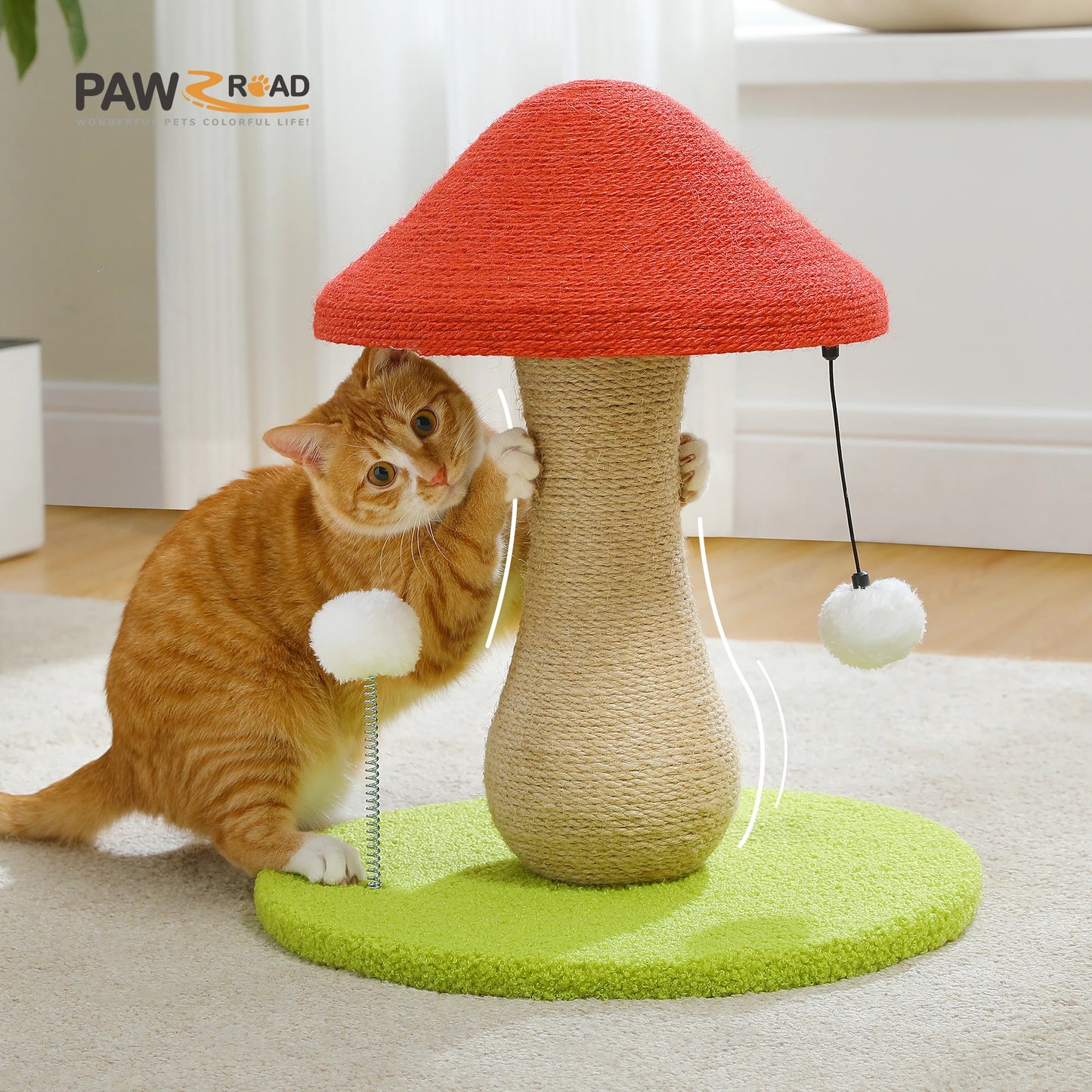 Mushroom Cat Scratching Post