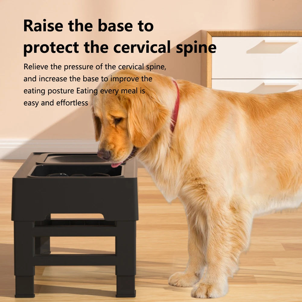 Elevated Dog Food Slow Feeder