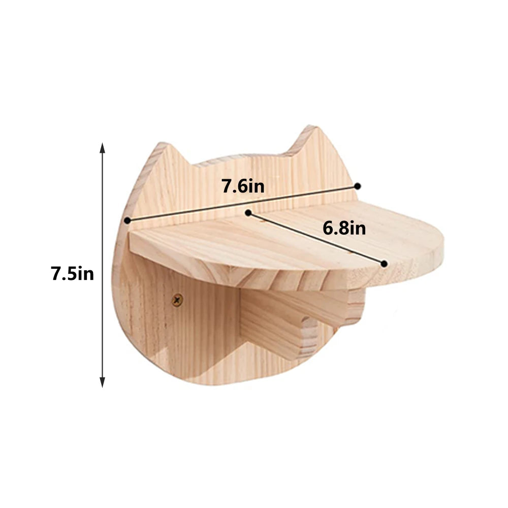 Cat Shelf Climbing wall with Hammock - We Have the Goodies