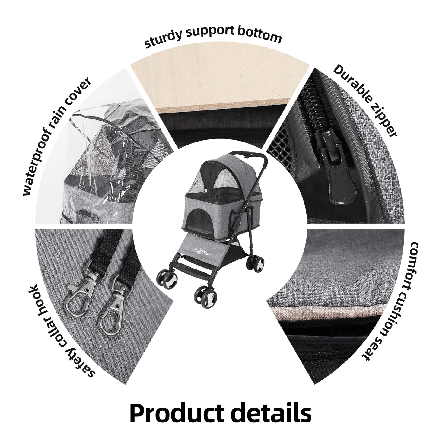 Foldable Pet Stroller - We Have the Goodies