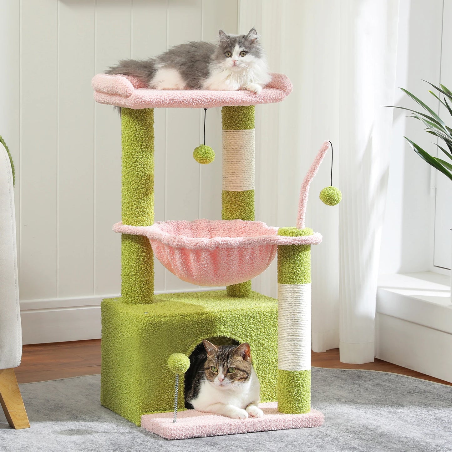 Cat Tree with Deep Hammock