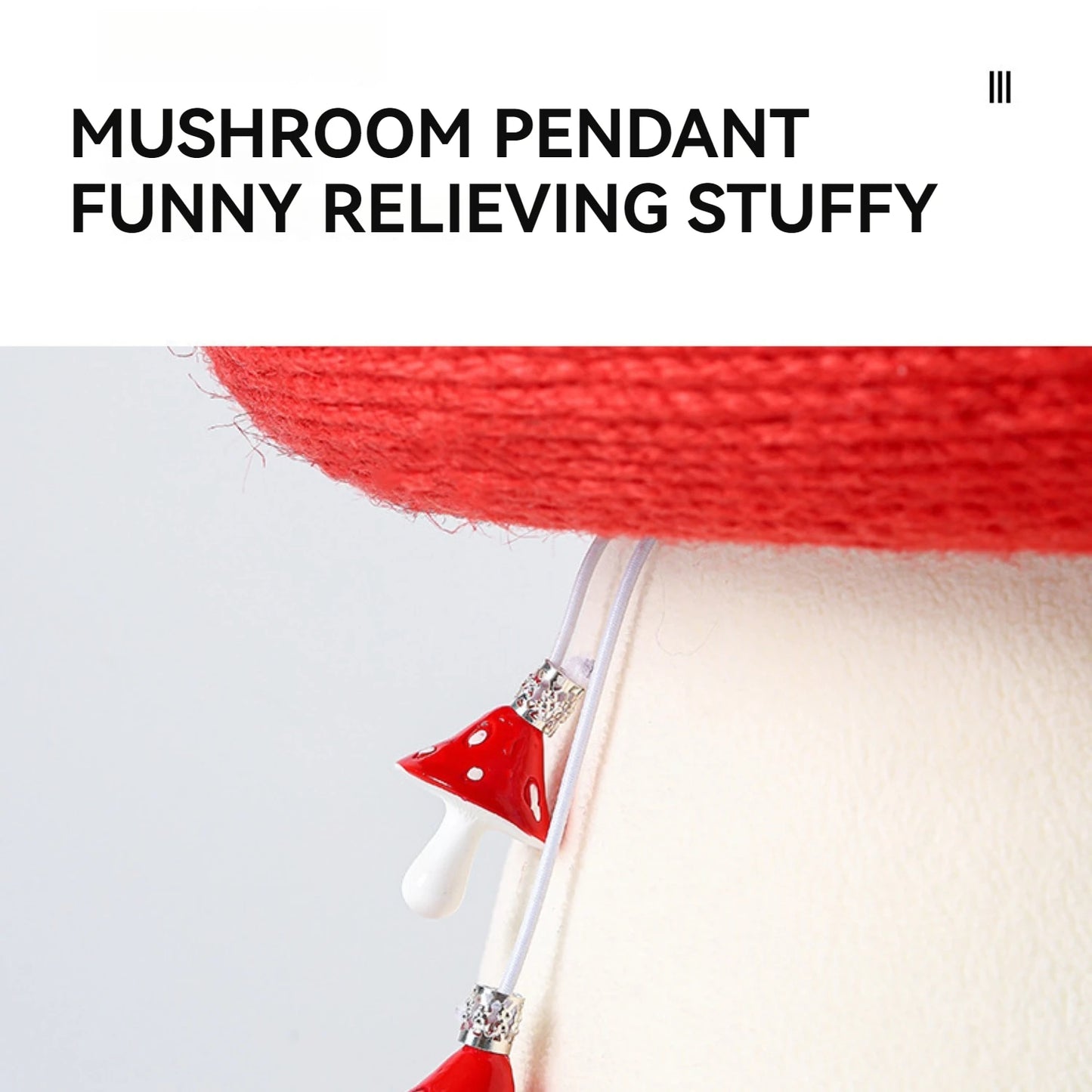 Red Mushroom Scratching Post
