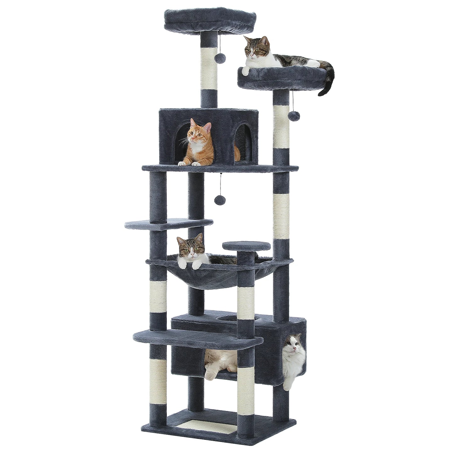184cm Large Cat Tree With Scratching Posts