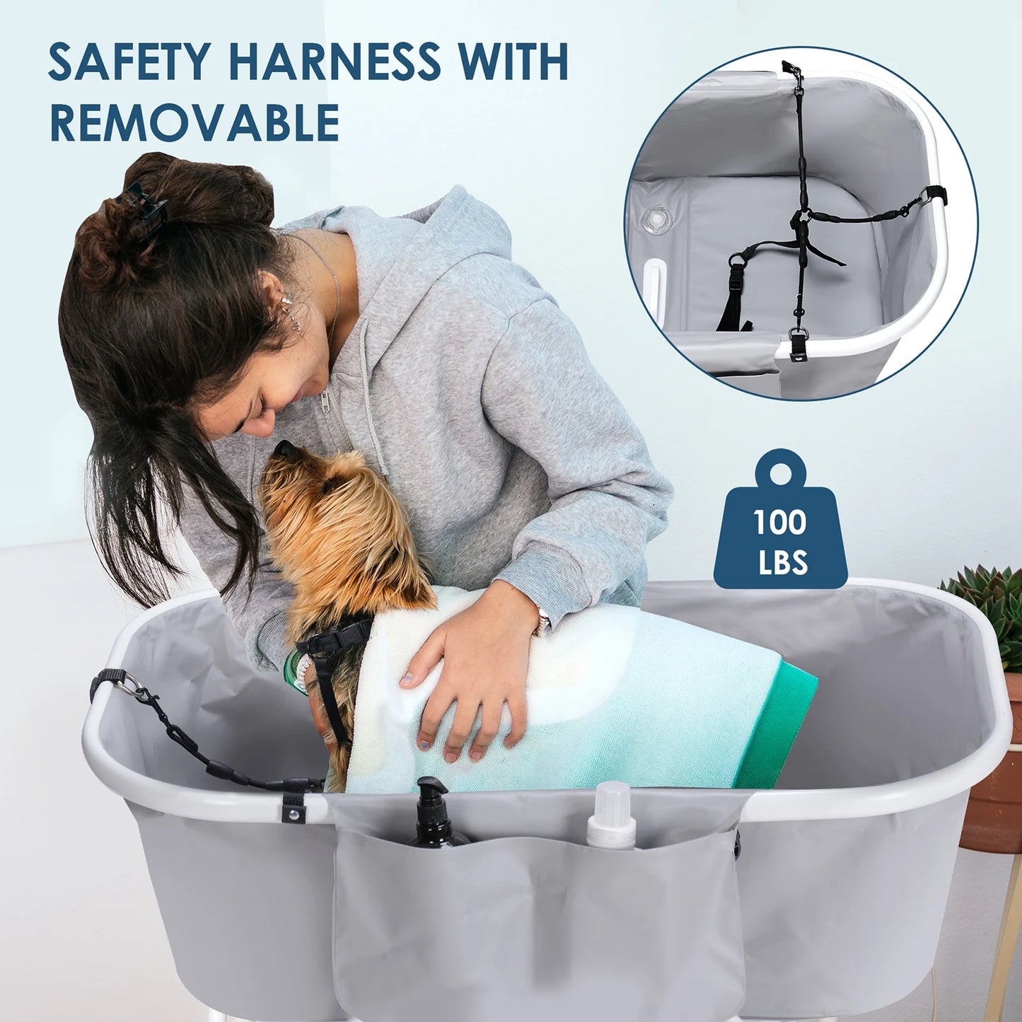Portable Pet Bathtub Foldable - We Have the Goodies