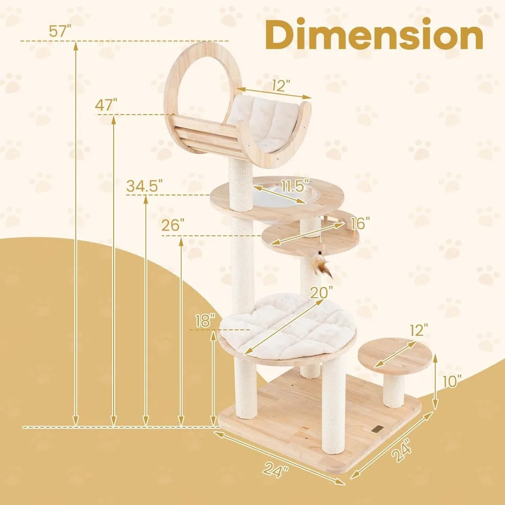 Cat Tower with Scratching Posts - We Have the Goodies