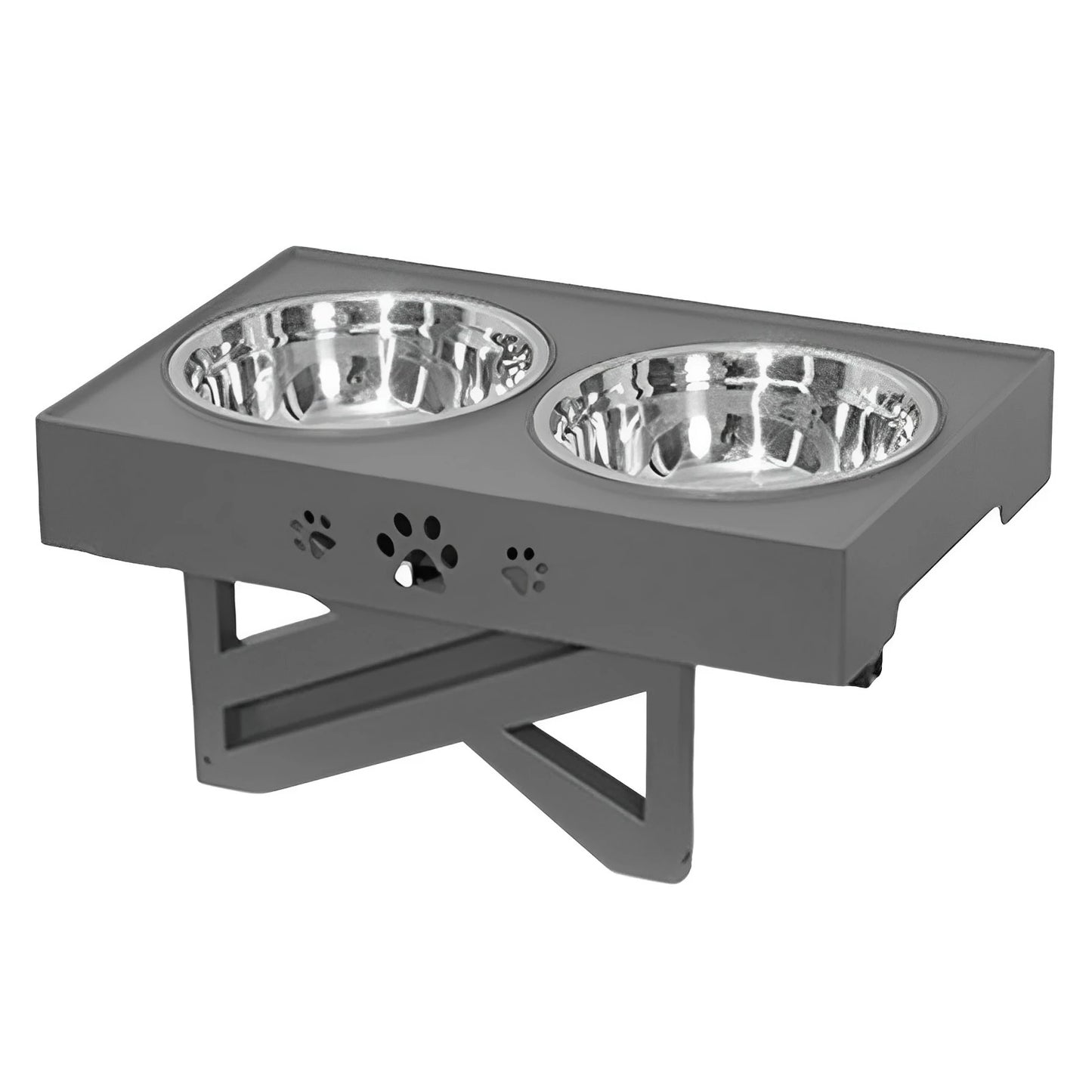Stainless Steel Elevated Pet Bowls - We Have the Goodies