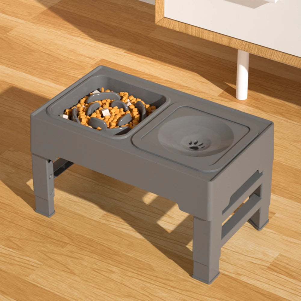 Elevated Dog Food Slow Feeder