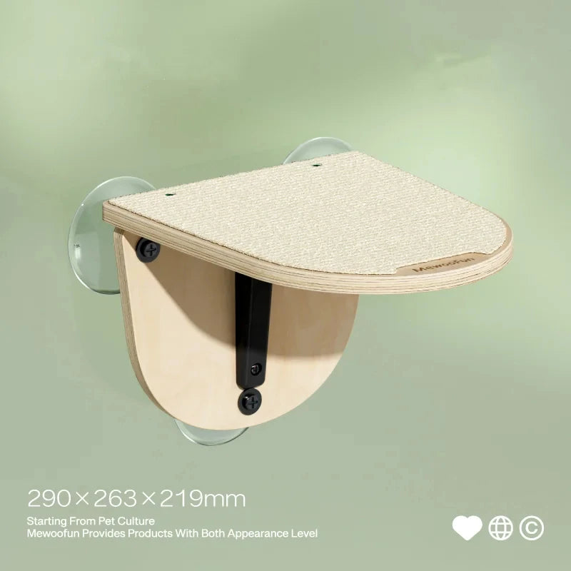 Cat Window Hammock with Climbing Steps