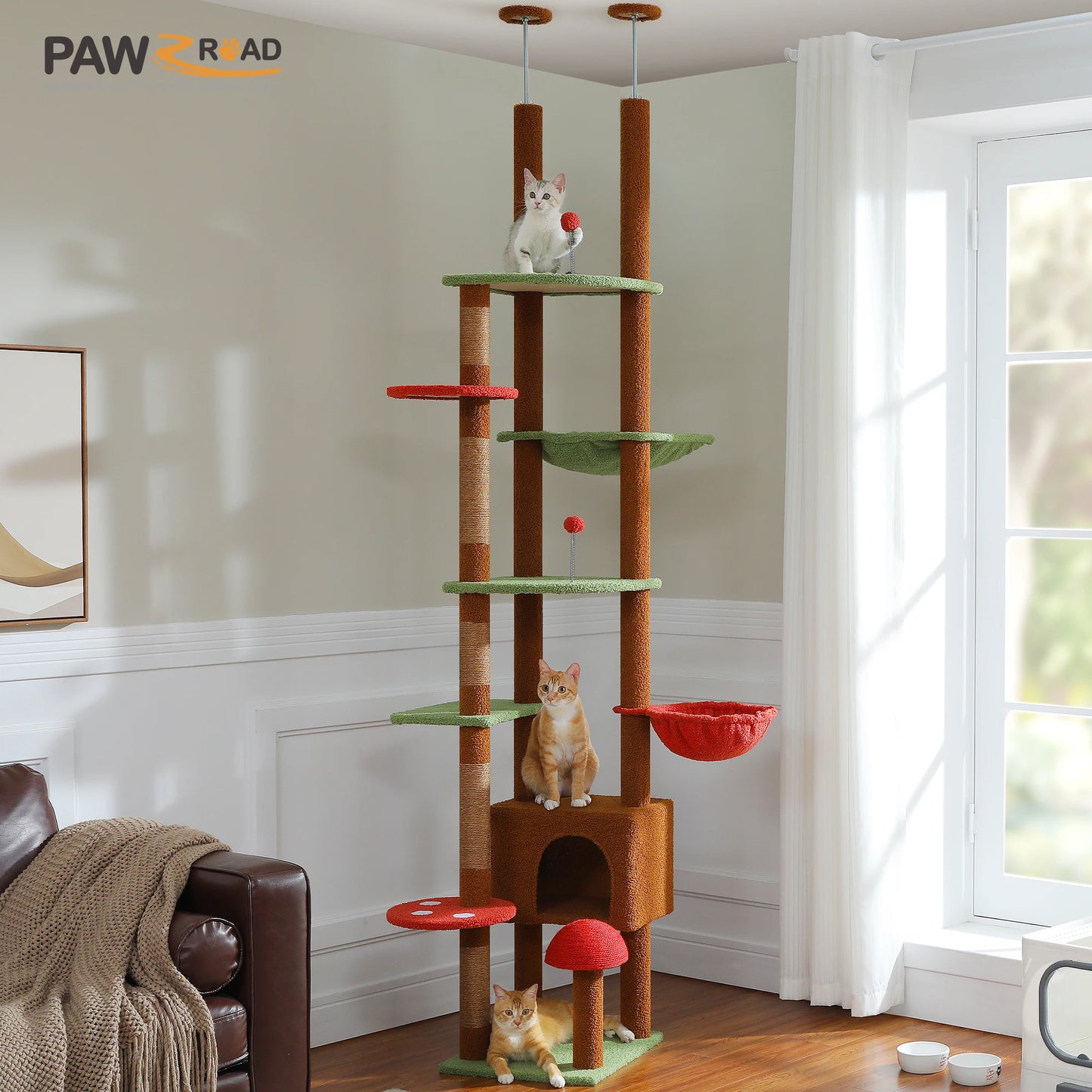 Cat Tree Floor to Ceiling - We Have the Goodies