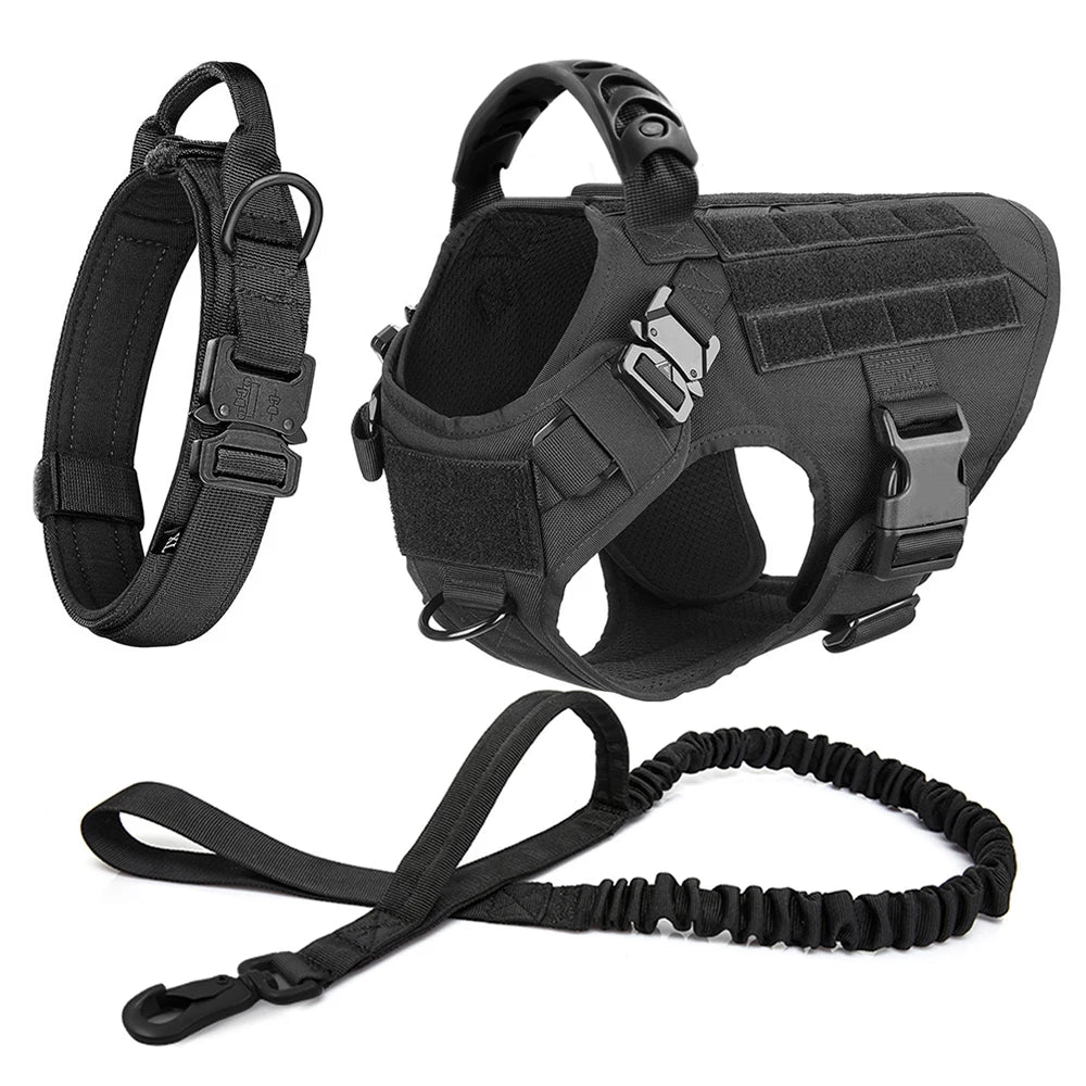 Dog Harness Collar Leash Set - We Have the Goodies