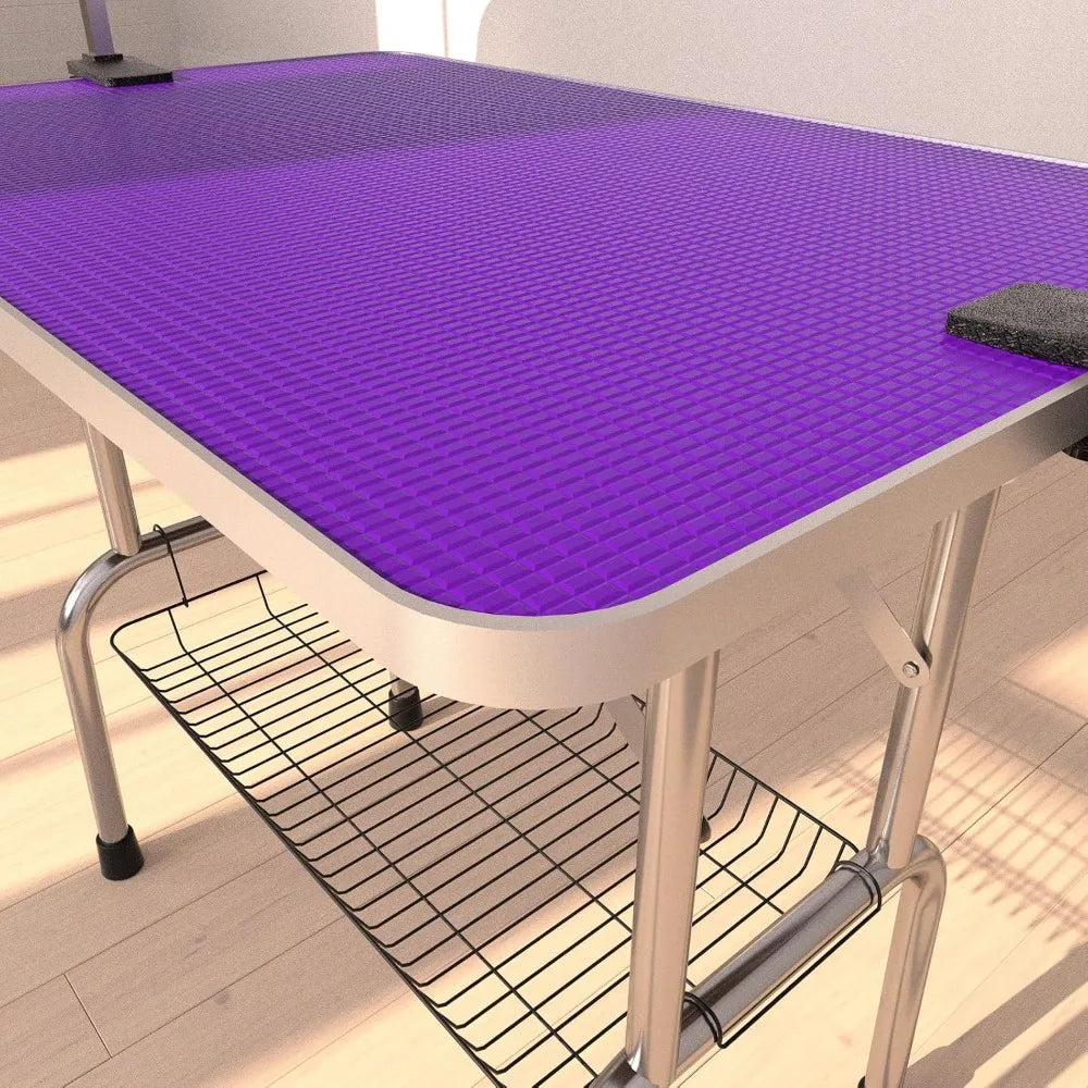Pet Grooming Table with Adjustable Arm