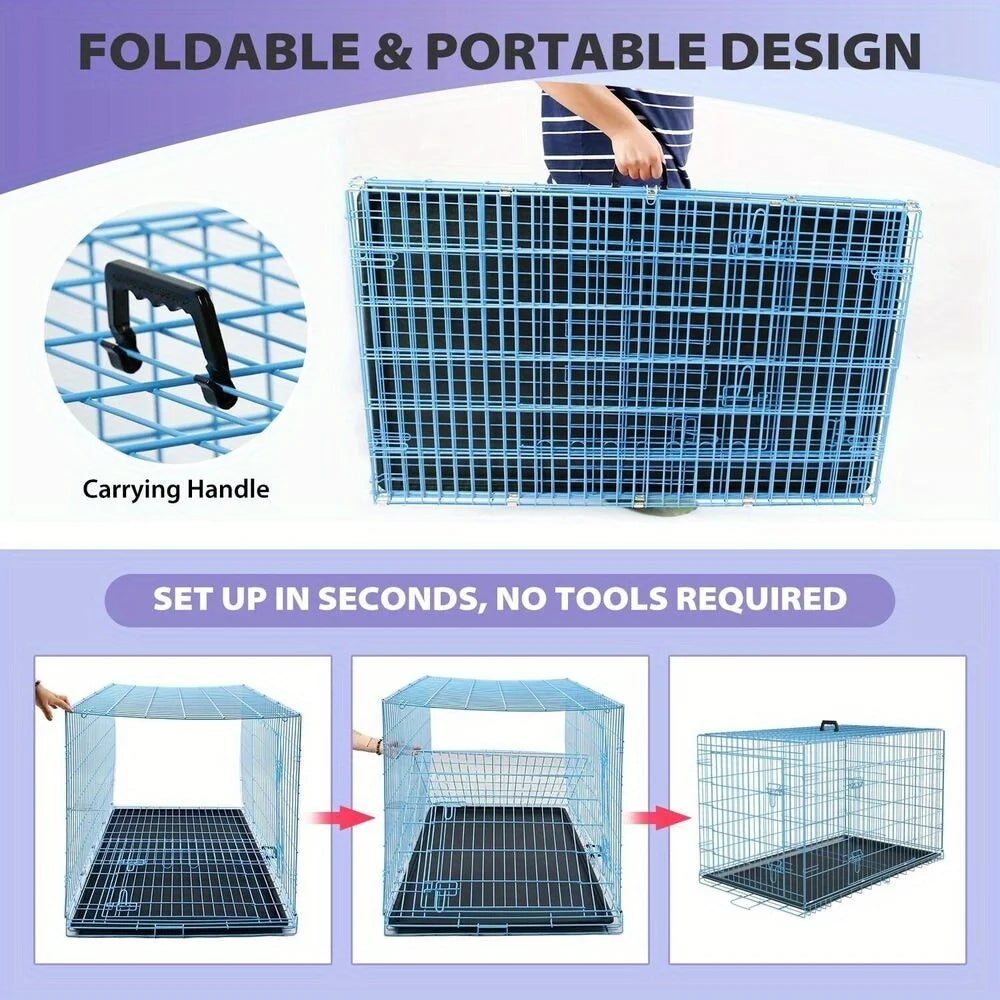 large folding dog crate - We Have the Goodies