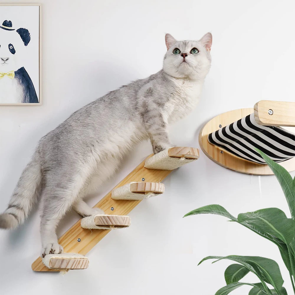 3Pcs Cat Hammock with Four Steps. - We Have the Goodies
