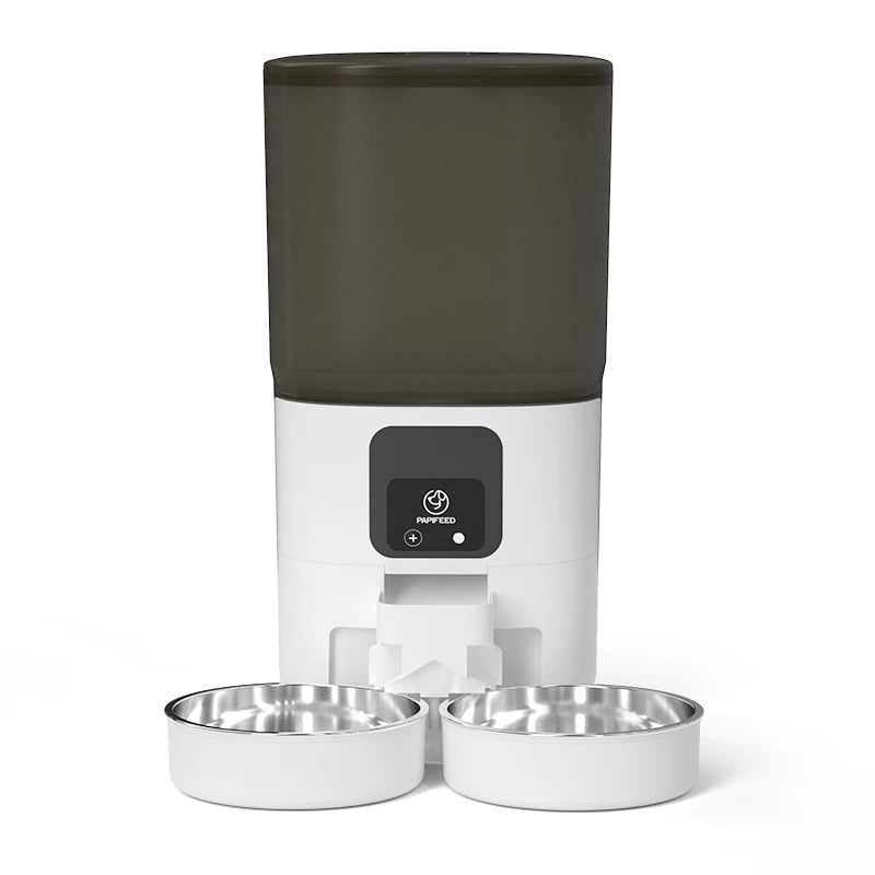 Pet double bowl automatic food dispenser - We Have the Goodies