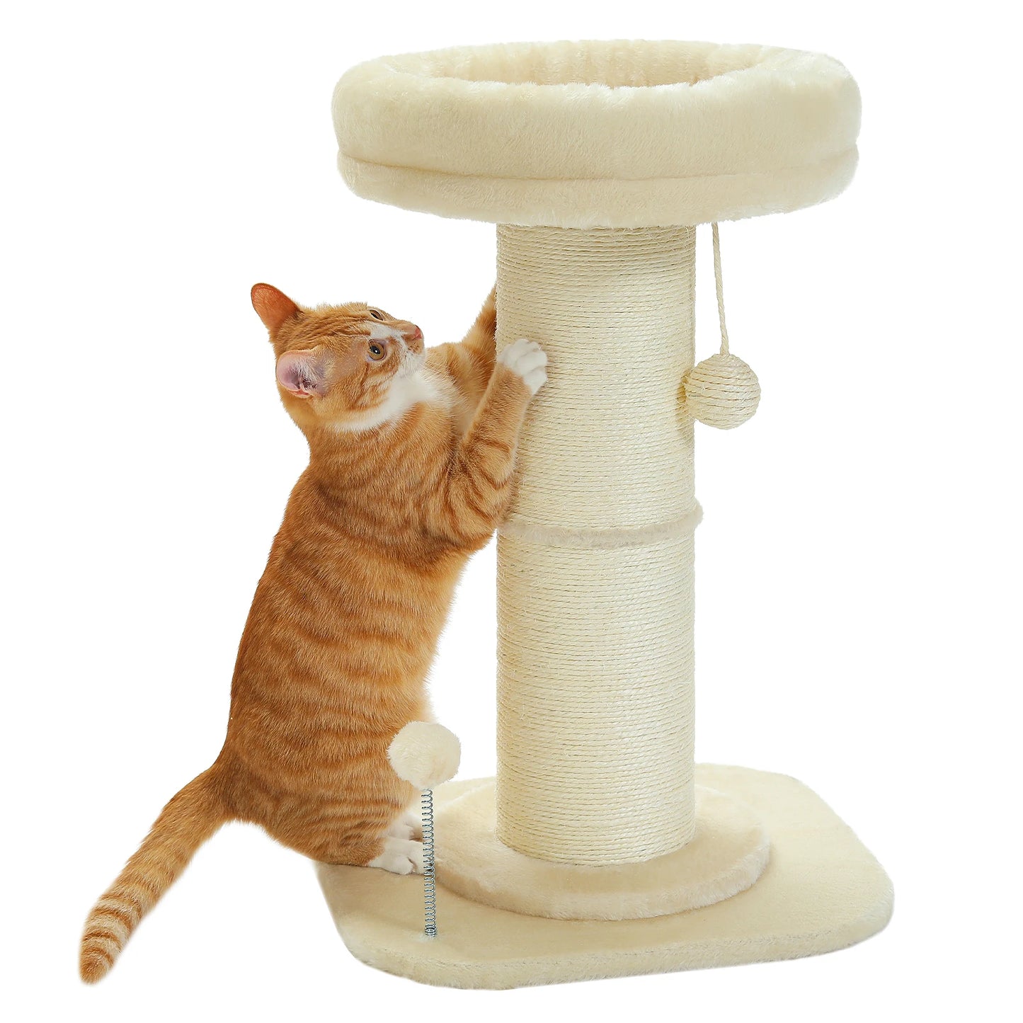 Flower Cat Scratching Post with Removable Flower Bed