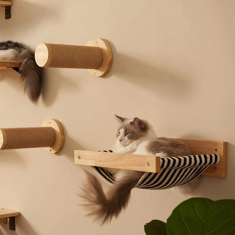 3Pcs Cat Hammock with Four Steps. - We Have the Goodies