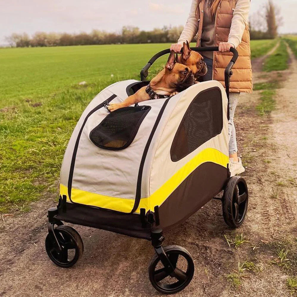 Dog Stroller 4 Wheels Foldable - We Have the Goodies