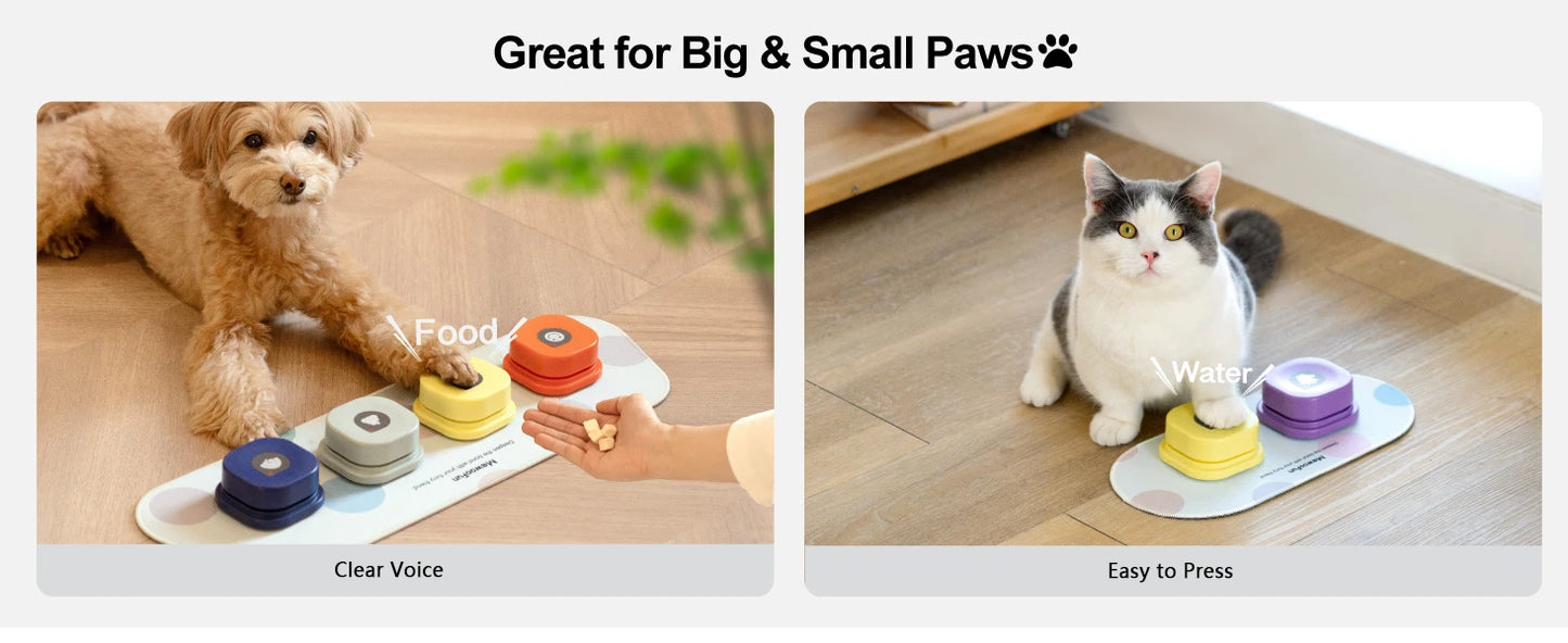 Pet Buttons with Anti-Slip Mat - We Have the Goodies