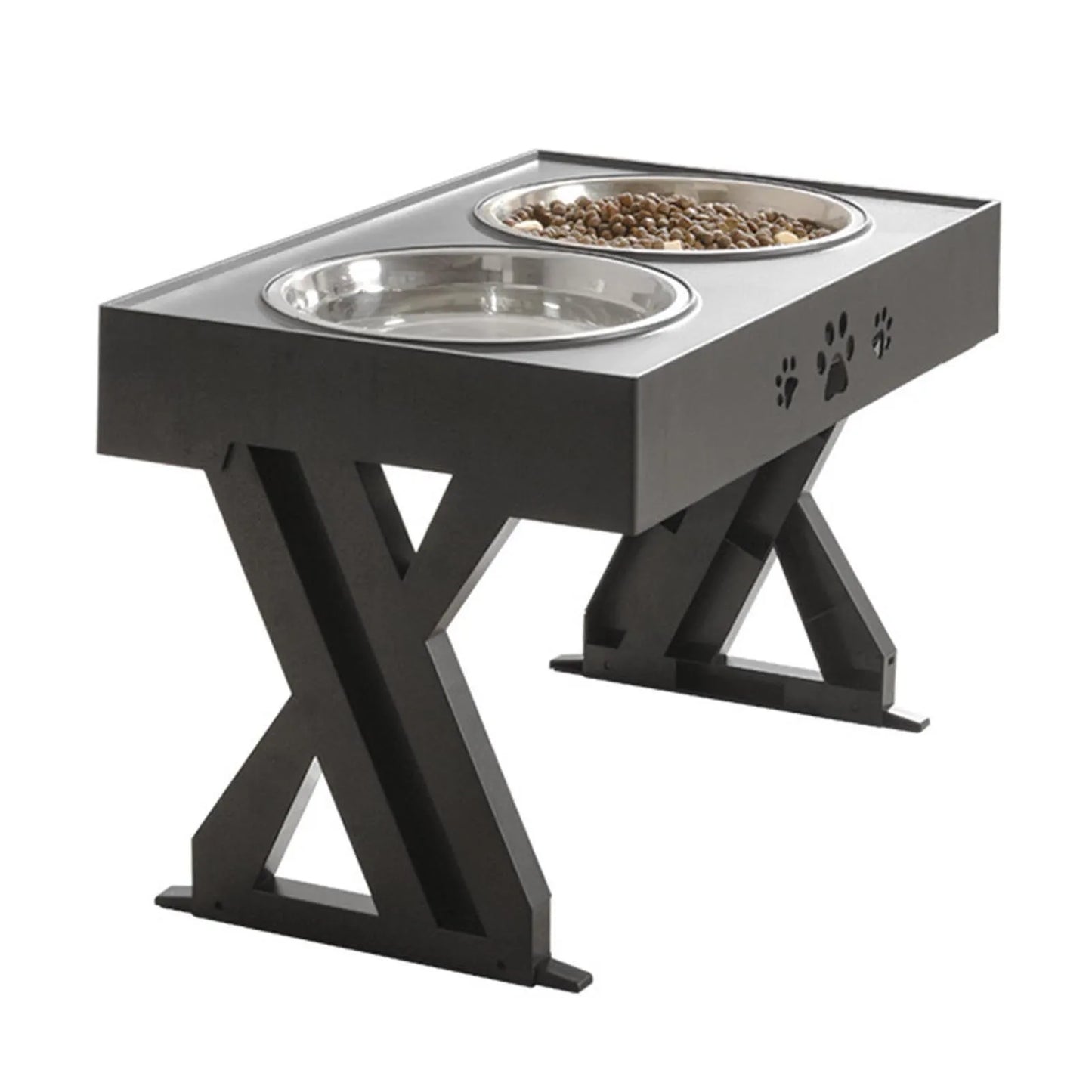 Stainless Steel Elevated Pet Bowls - We Have the Goodies