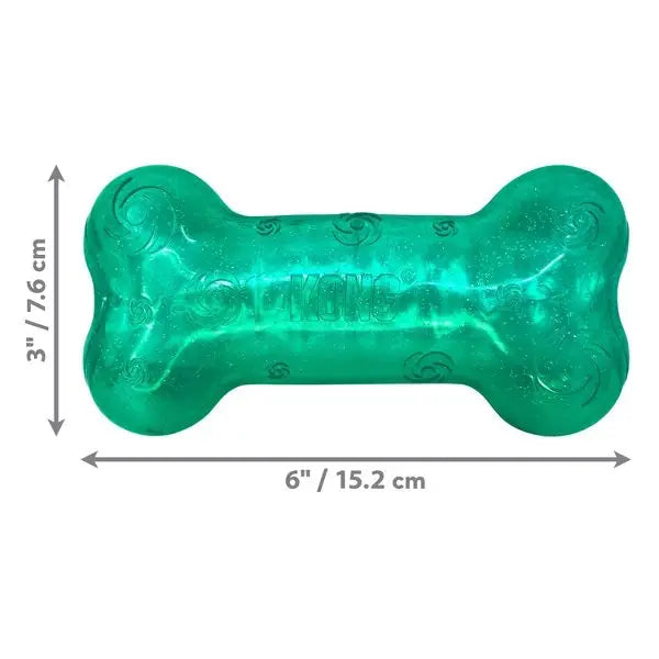 Squeezz Crackle Dog Bone Toy