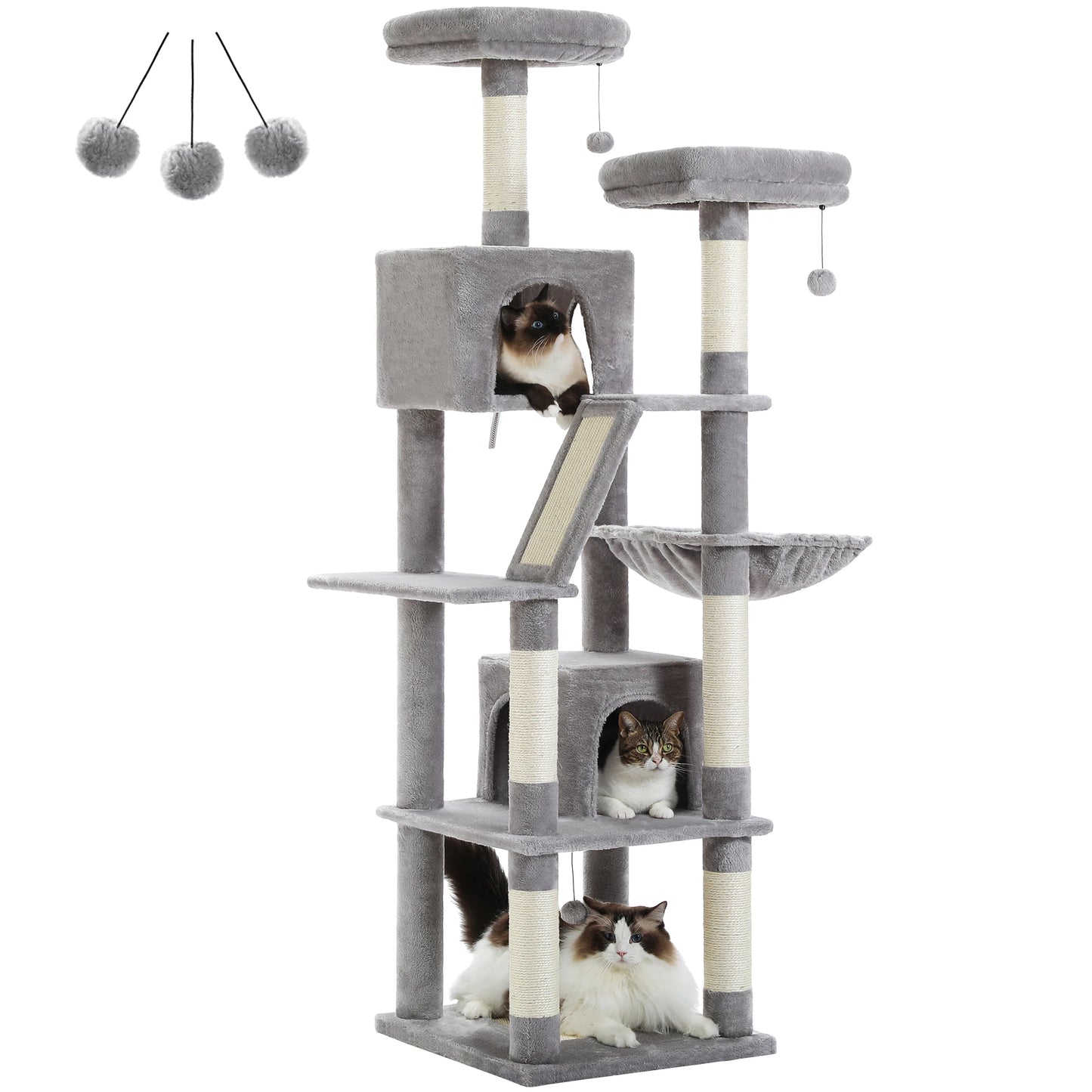Tall Cat Tree Large Multi-Level