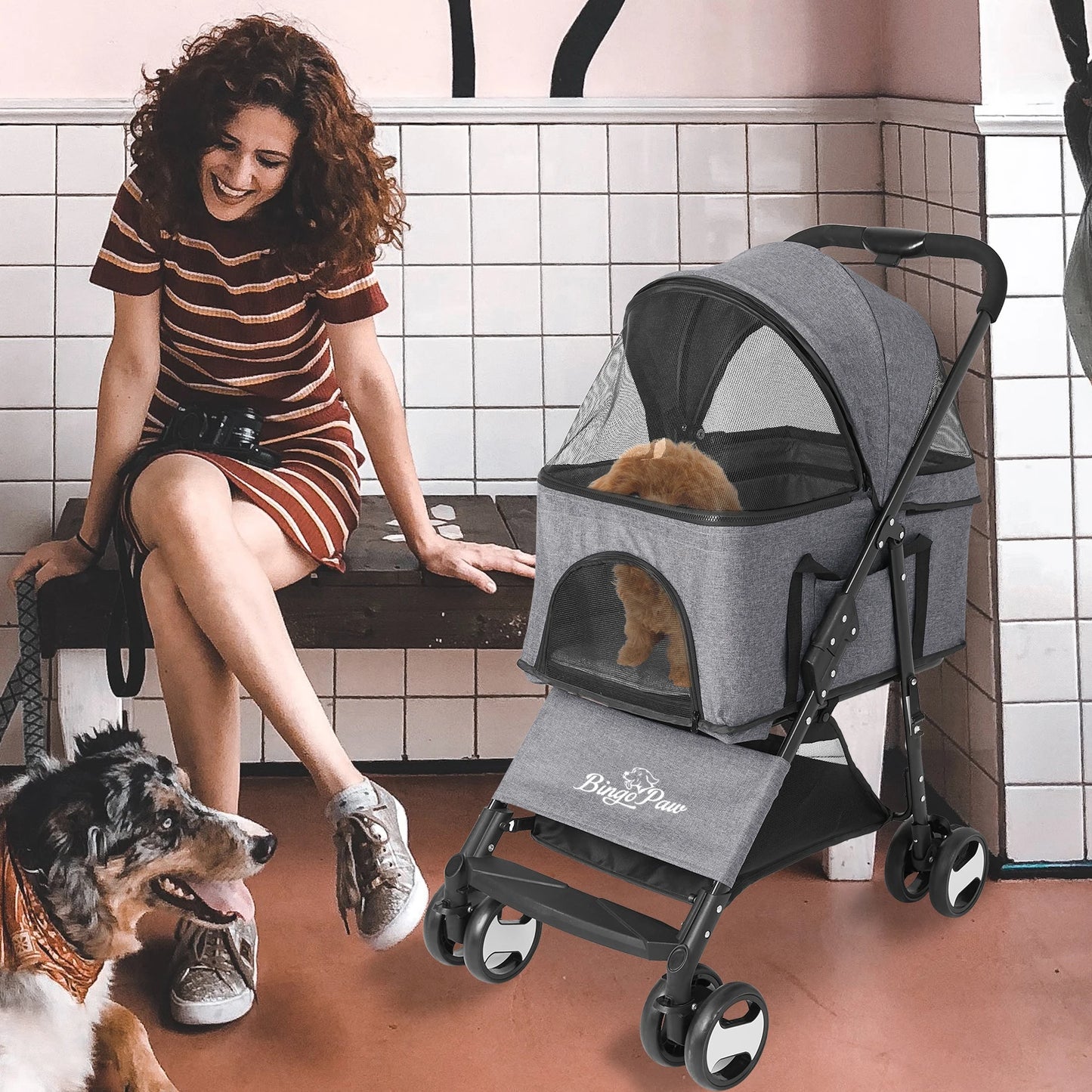 Foldable Pet Stroller - We Have the Goodies