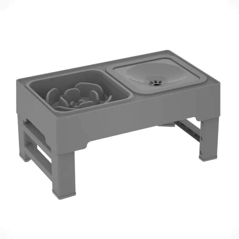Elevated Dog Food Slow Feeder