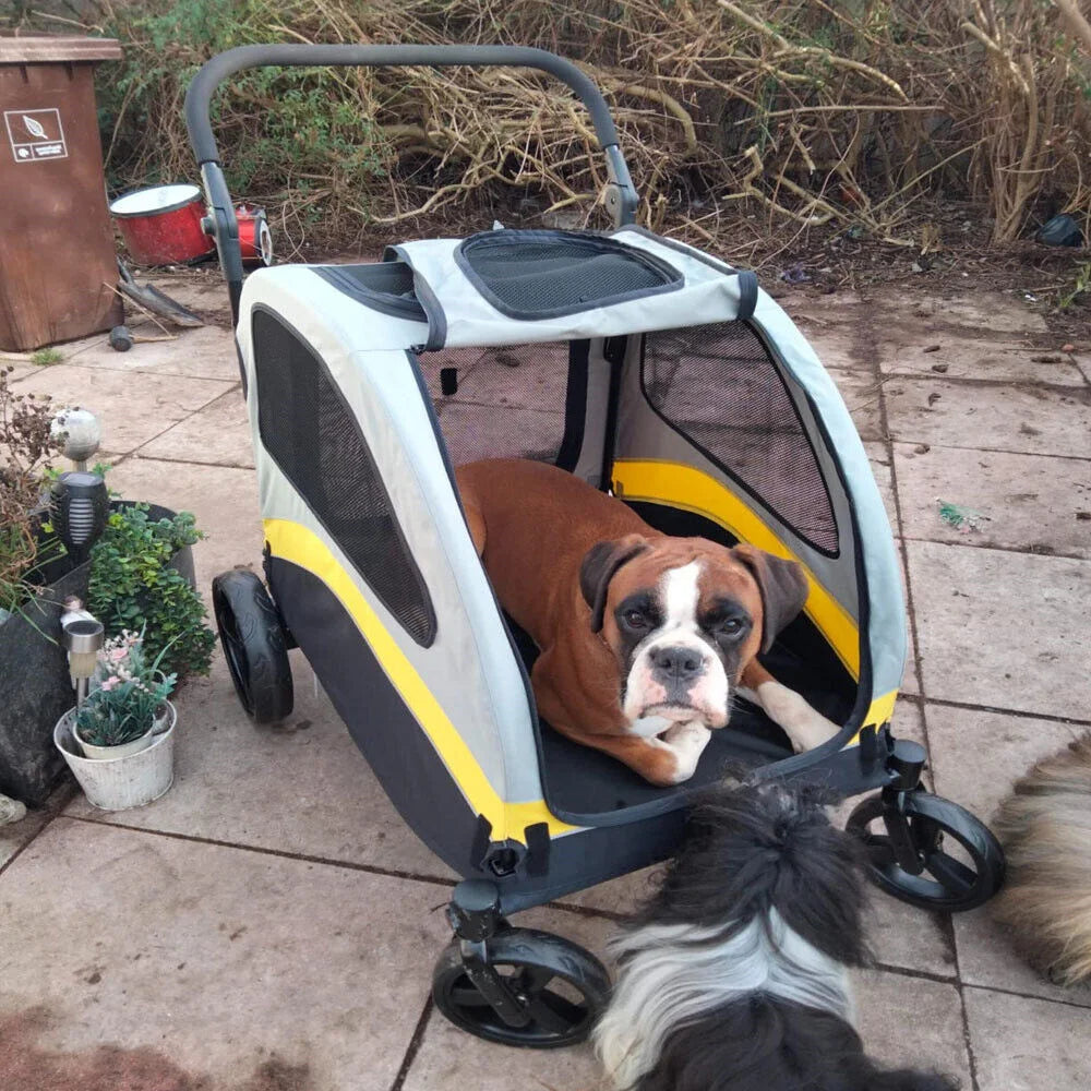 Dog Stroller 4 Wheels Foldable - We Have the Goodies