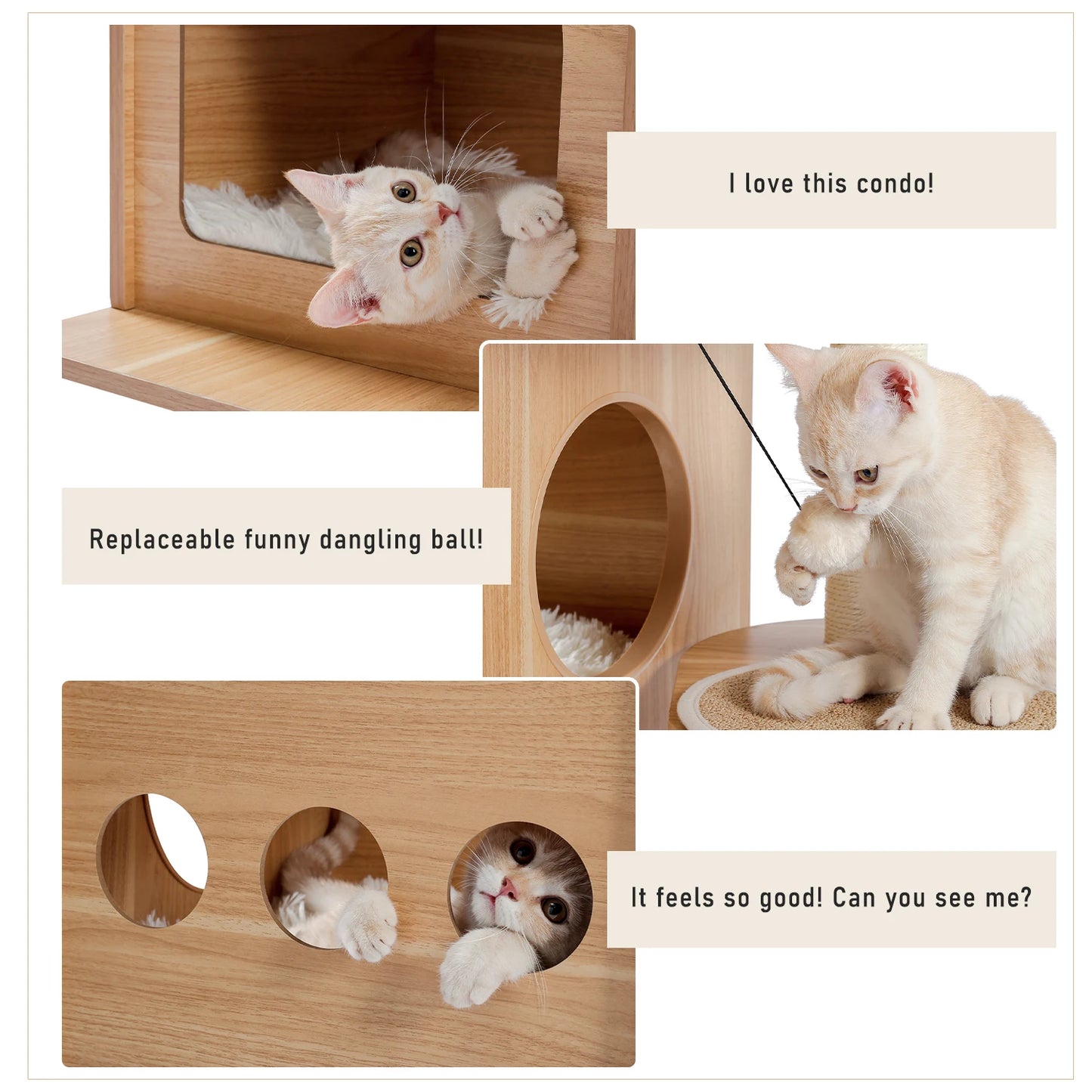 Modern Cat Tree Multi-Level