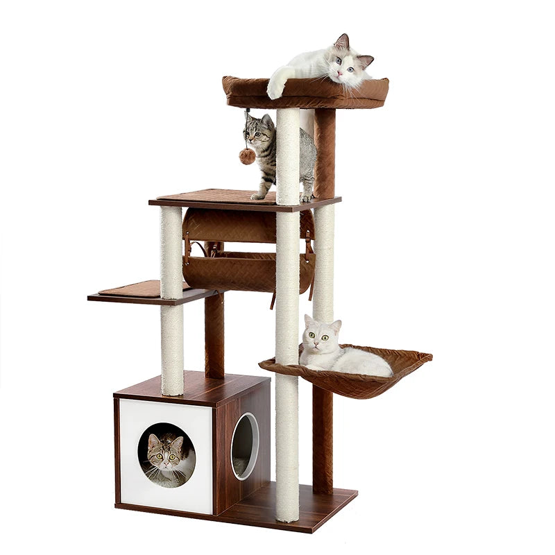 Modern Cat Tree Multi-Level