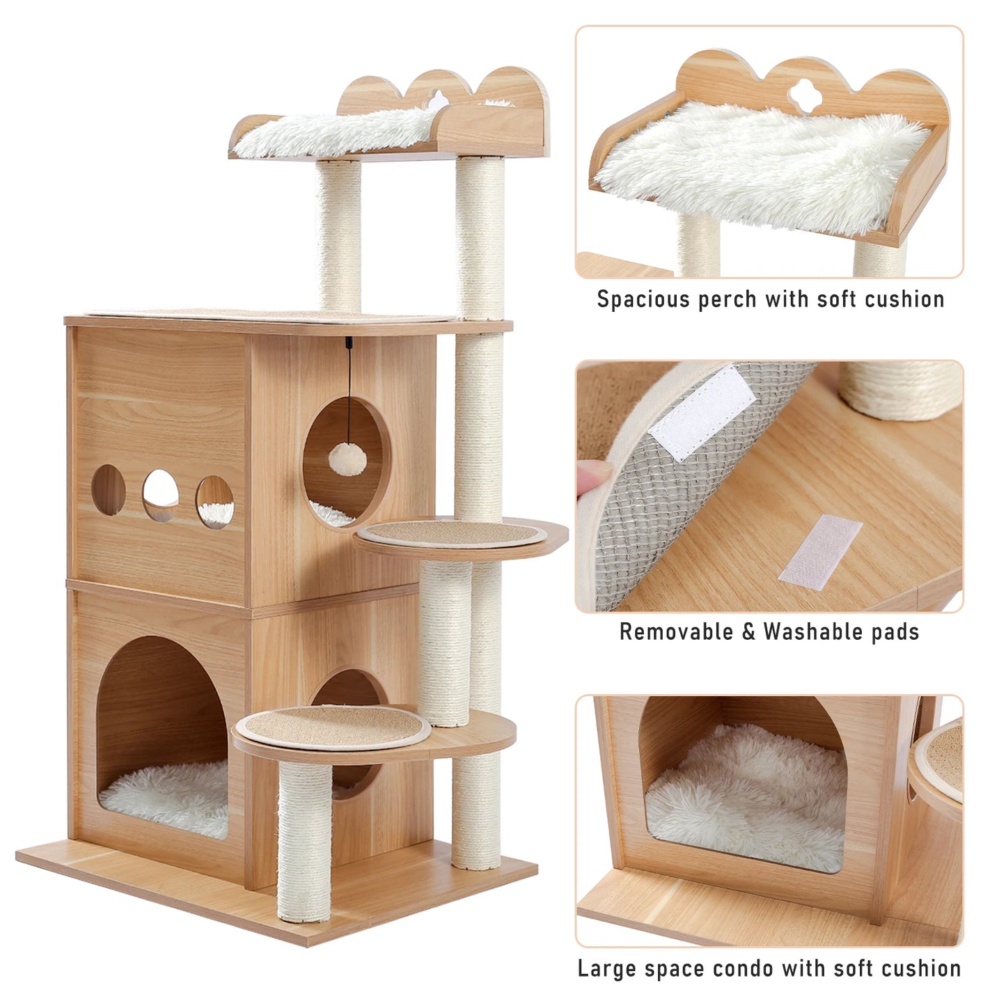 Modern Cat Tree Multi-Level