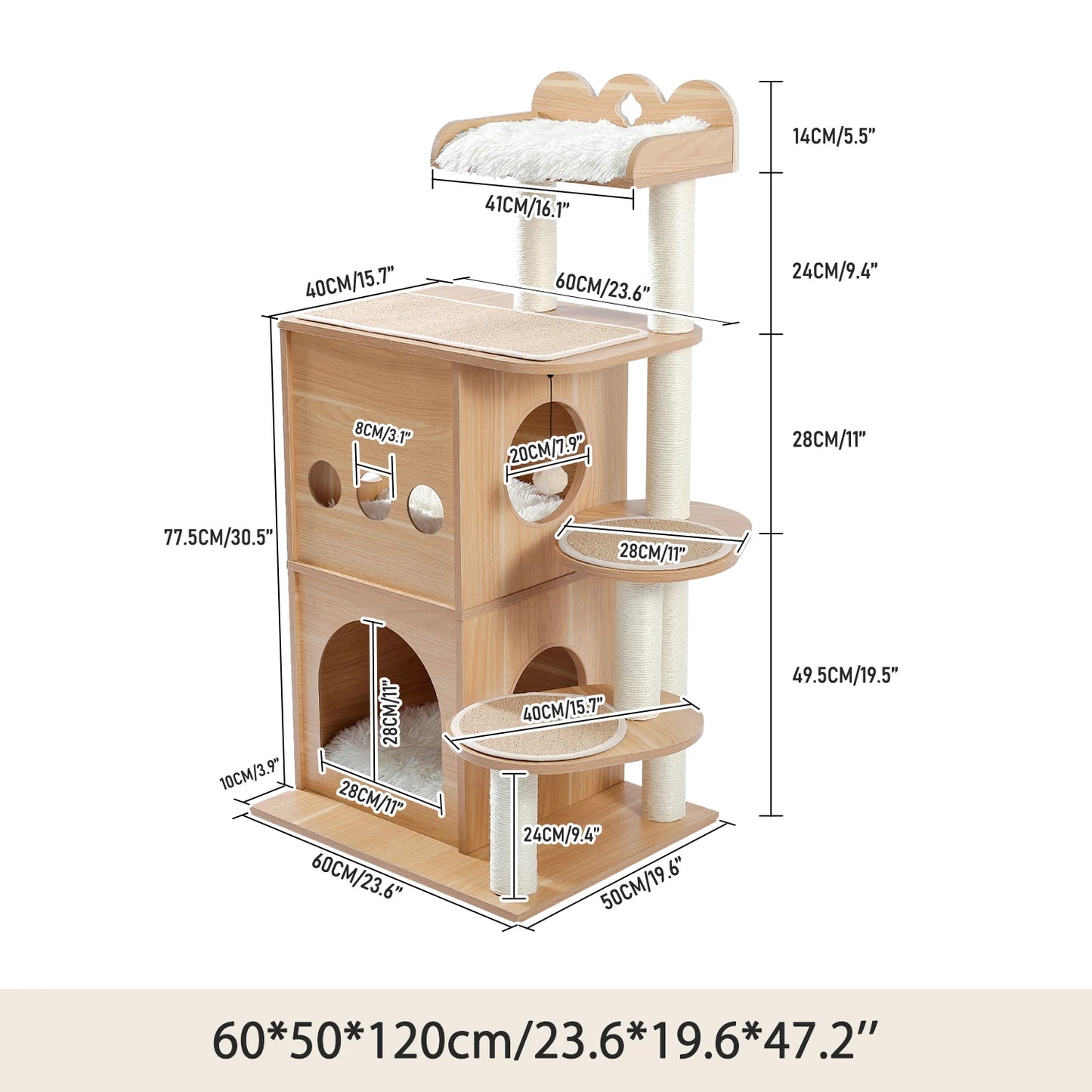 Modern Cat Tree Multi-Level