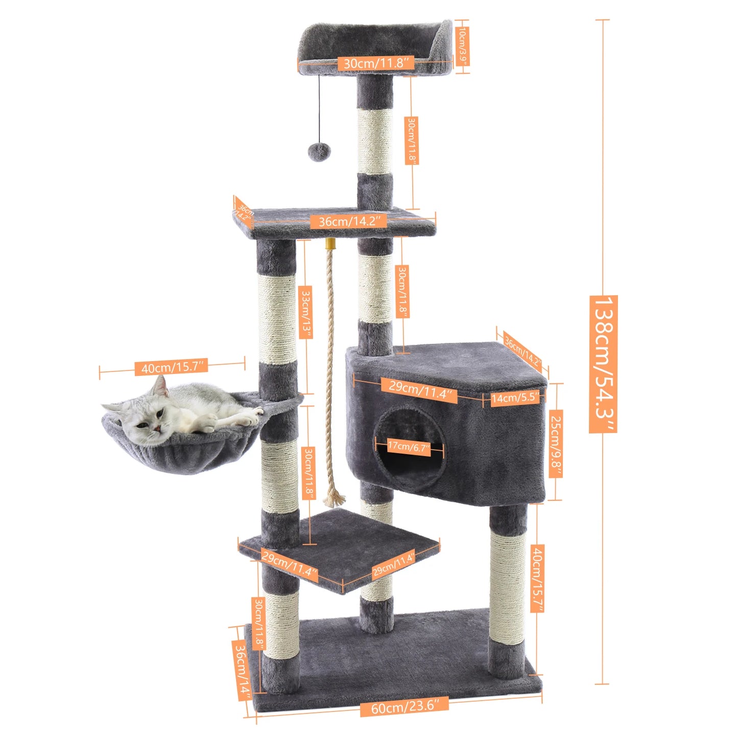 Modern Cat Tree Multi-Level