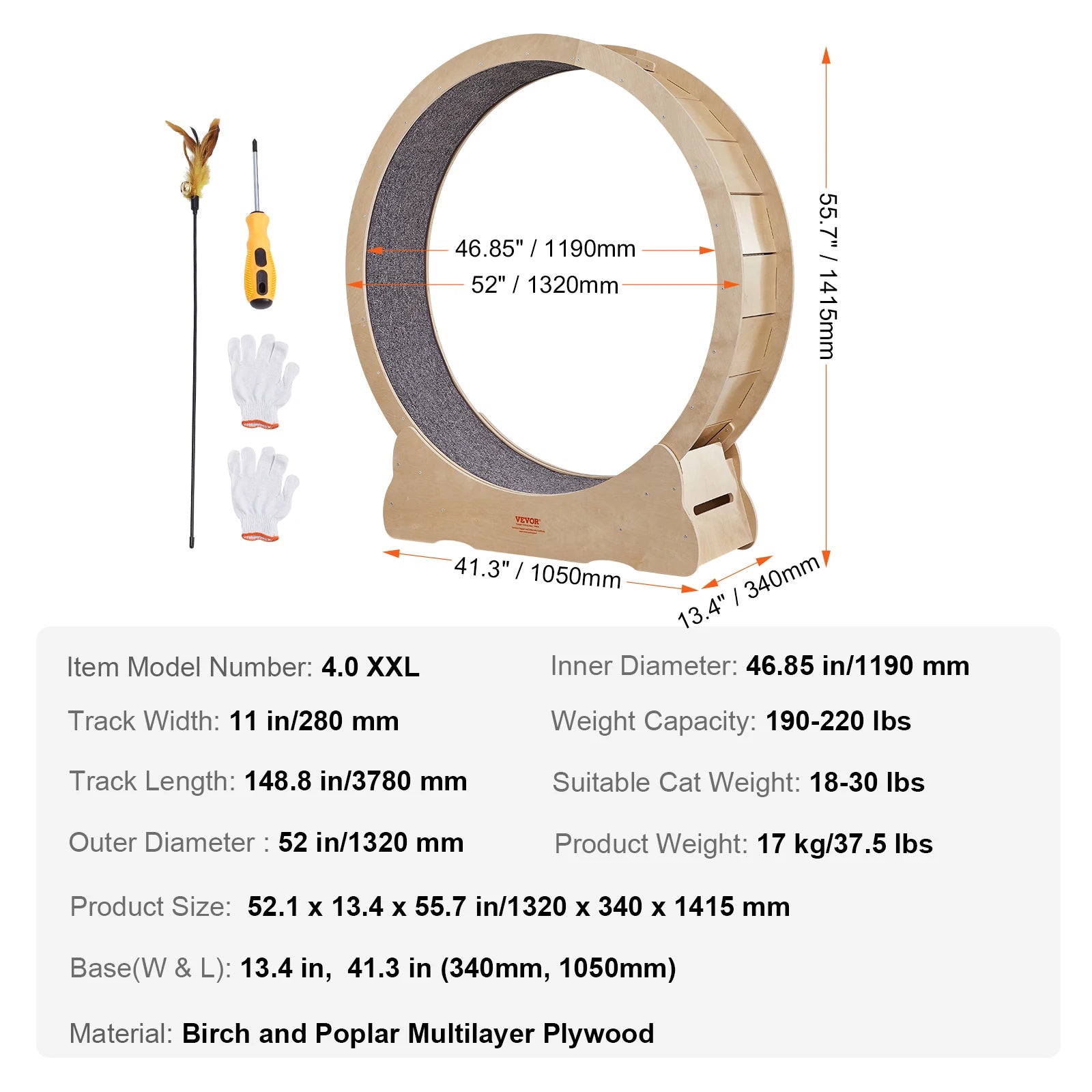 VEVOR Cat Exercise Wheel - We Have the Goodies 