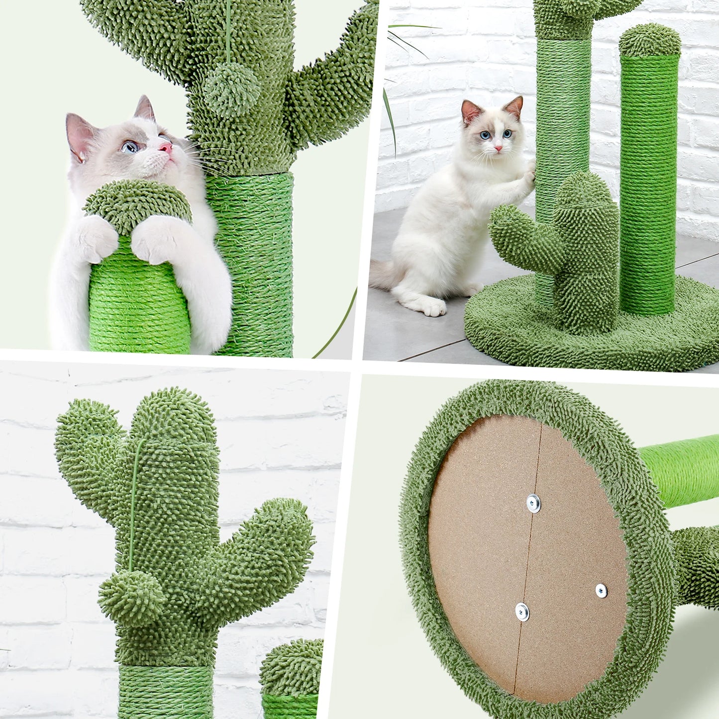 Cat Scratching Post with 3 Scratching Poles