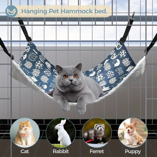 2Pcs Pet Hanging Hammock. - We Have the Goodies 