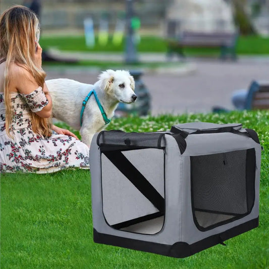 Folding Pet Crate - We Have the Goodies 