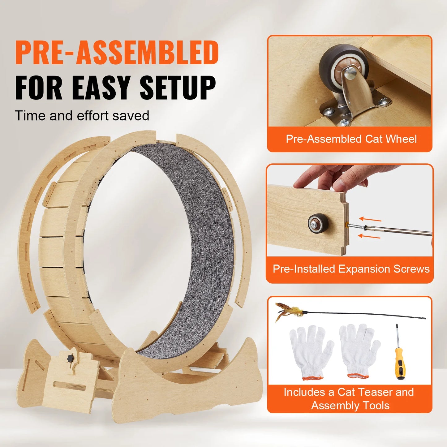 VEVOR Cat Exercise Wheel - We Have the Goodies 